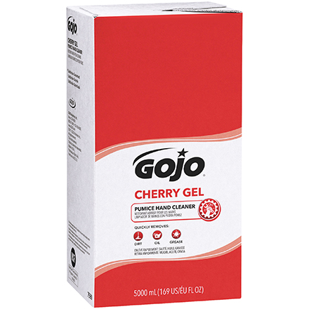 GOJO Cherry Gel Duty Hand Cleaner, Gallon Bottle / Pump - Parish Supply