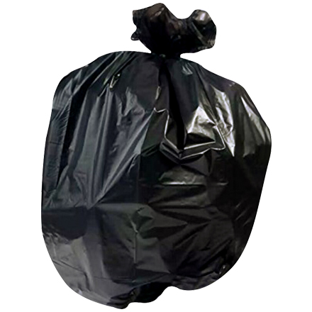 High Density Trash Liners - Black, 40 - 45 Gallon, .86 Mil.