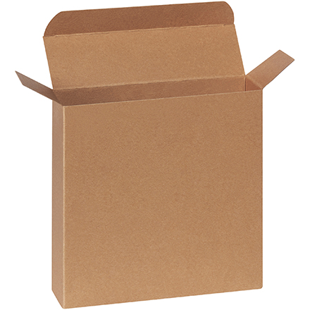 7 <span class='fraction'>1/4</span> x 2 x 7 <span class='fraction'>1/4</span>" Kraft Reverse Tuck Folding Cartons